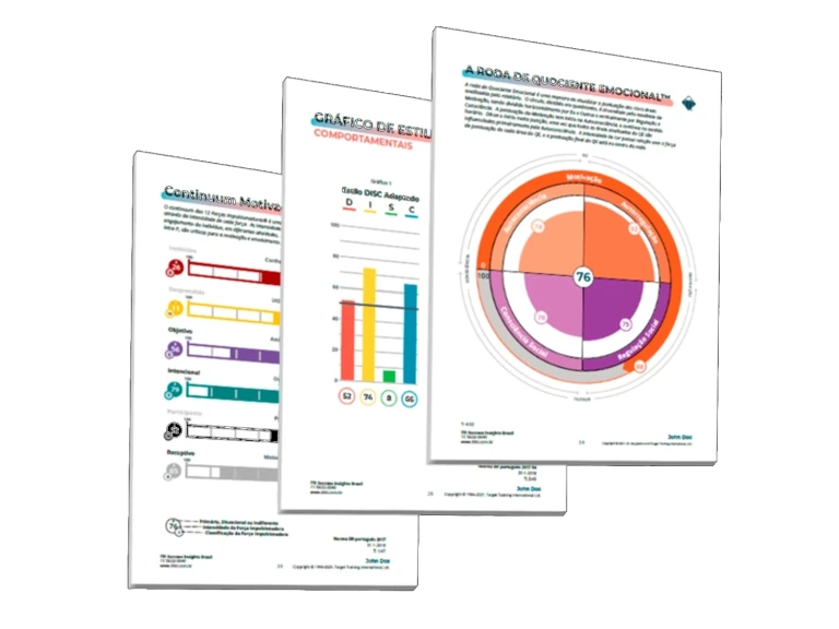 Relatório Trimetrix - DISC, Forças Impulsionadoras e Inteligência Emocional